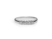 Anello Promesse Donna in Oro bianco Diamante 0.4 Ct FTO/0,40-16 - FTO/0,40-16